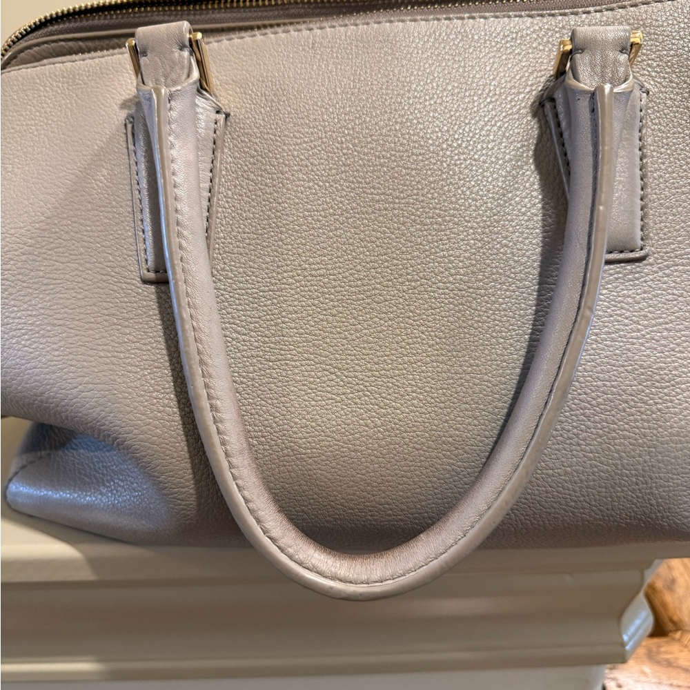 Tory Burch Gray Satchel Bag - Picture 7 of 9